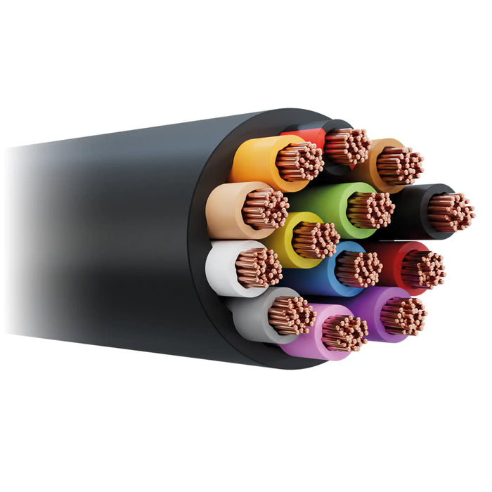 Black (8x1.5, 5x2.5mm²)  Thinwall 13 Core Auto Cable