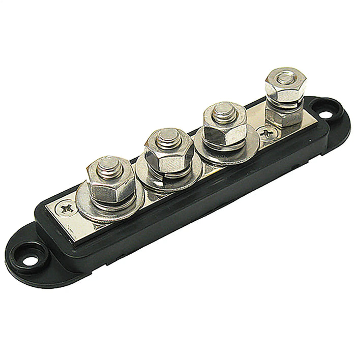 VTE 4 Point Terminal Busbar 3/8" Black
