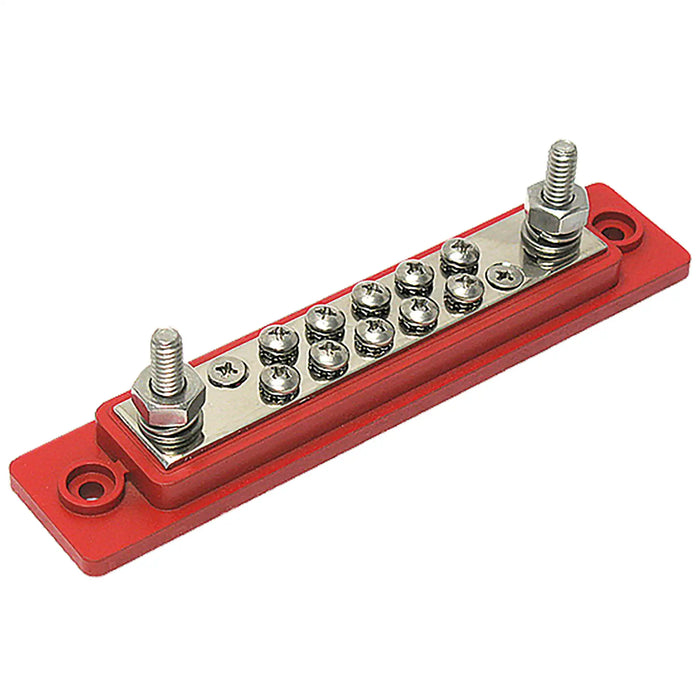 VTE 10 Point Busbar Red