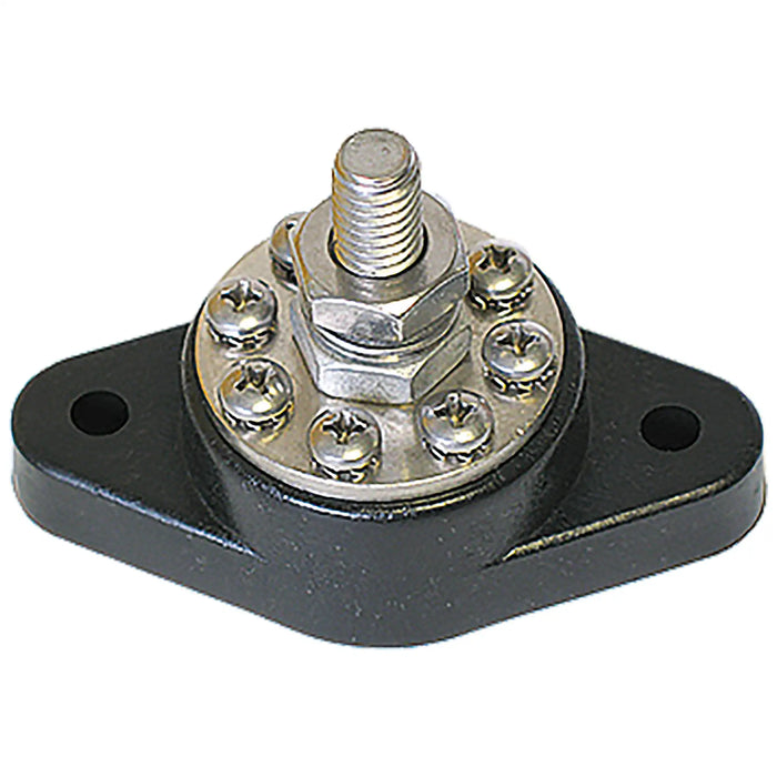 VTE Power Distrubtion Post 8 Point Base 3/8" Black