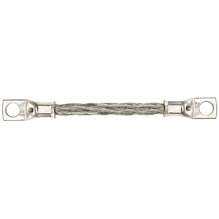 19mm² Tinned Braided Strap 8mm Ring Terminal  - 450mm