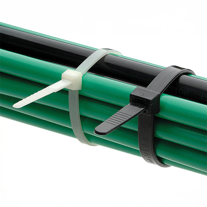 300 x 3.6mm Black Cable Ties