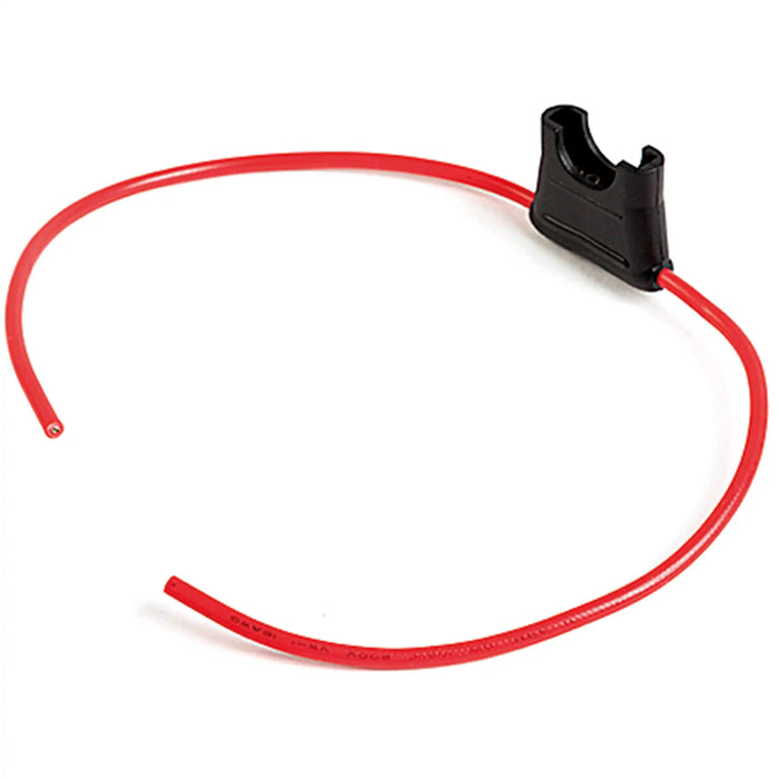 10 Amp Blade Fuse Holder Cable Cross Section 1.3mm² Red