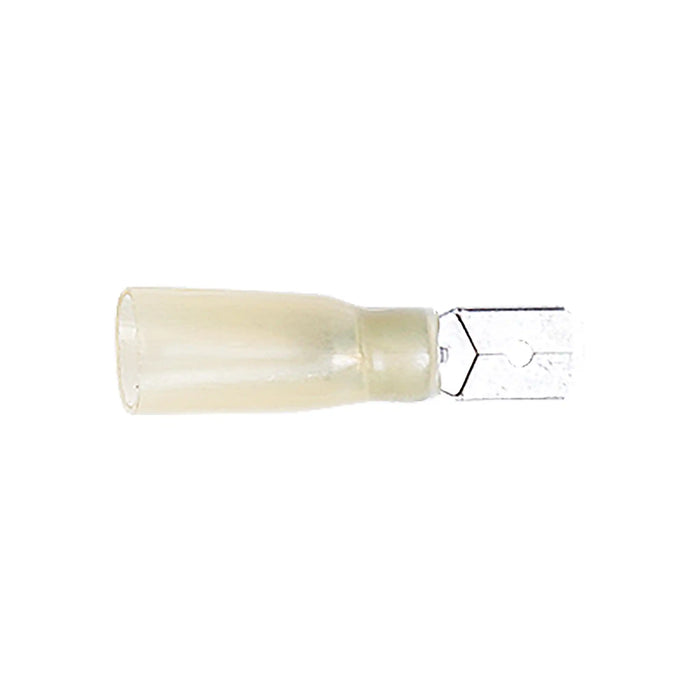 Heat Shrink Pre Insulated Terminal 6.3mm Yellow Pushon for Cable 3.0-6.0mm²