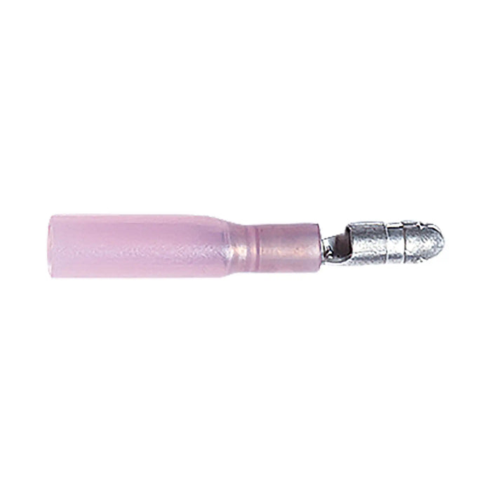 Heat Shrink Pre Insulated Terminal 4.00mm Red Bullet for Cable 0.5-1.5mm²