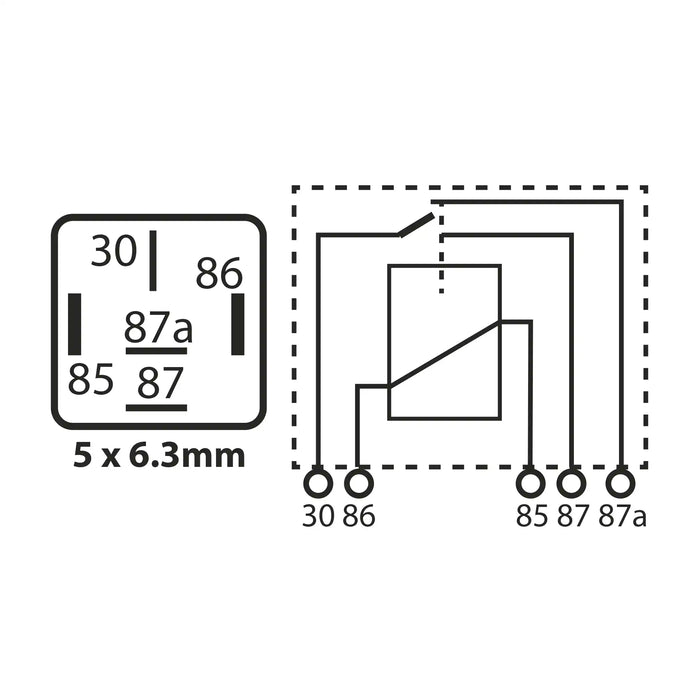 Mini Relay 5 Pin 24V 22/10A  Change Over Multi Purpose