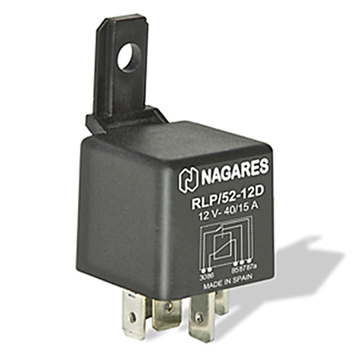 Mini Relay 5 Pin 12V 40/15A With Diode Change Over Multi Purpose