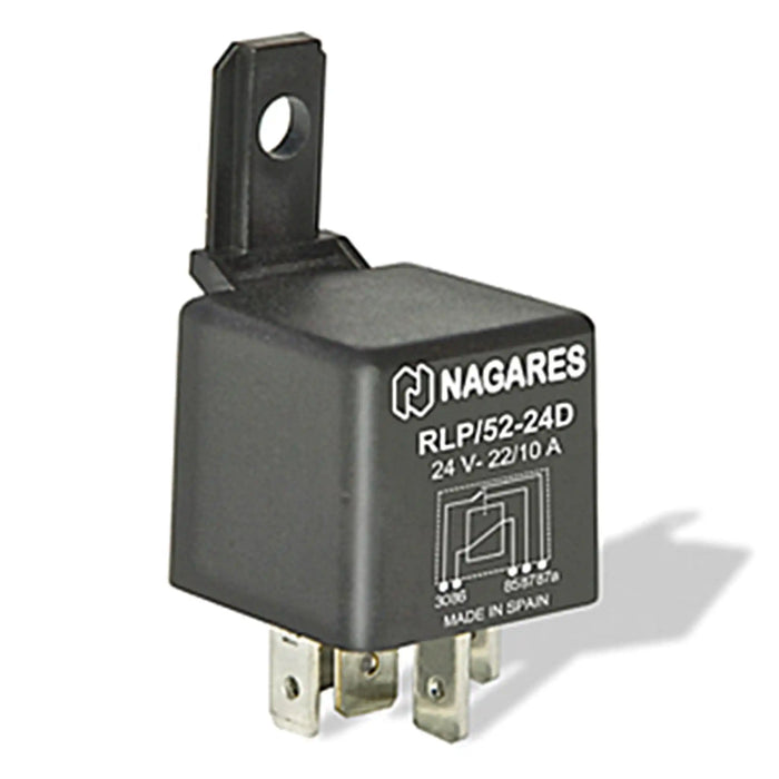 Mini Relay 5 Pin 24V 22/10A With Diode Change Over Multi Purpose