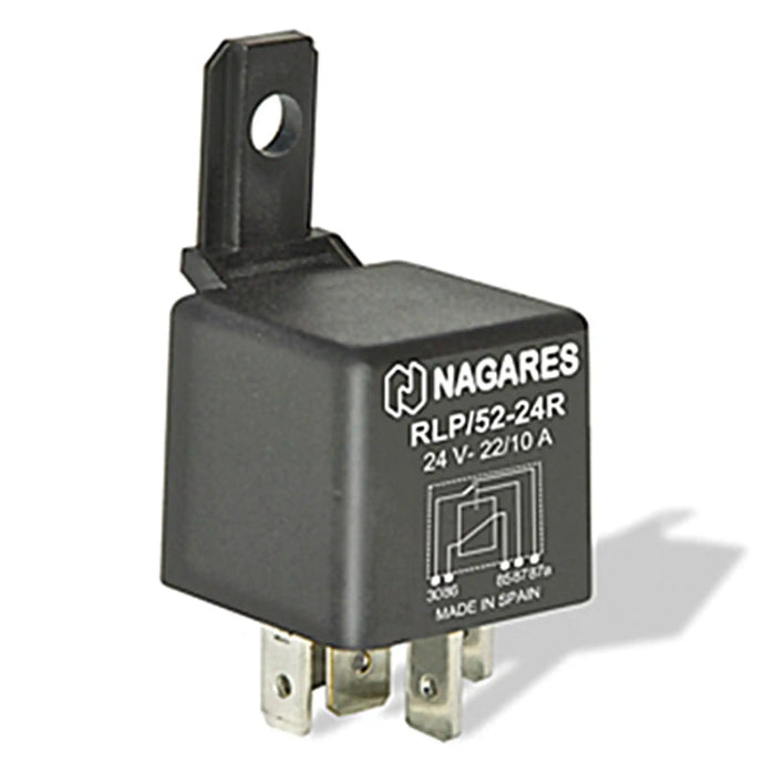 Mini Relay 5 Pin 24V 22/10A With Resistor Change Over Multi Purpose