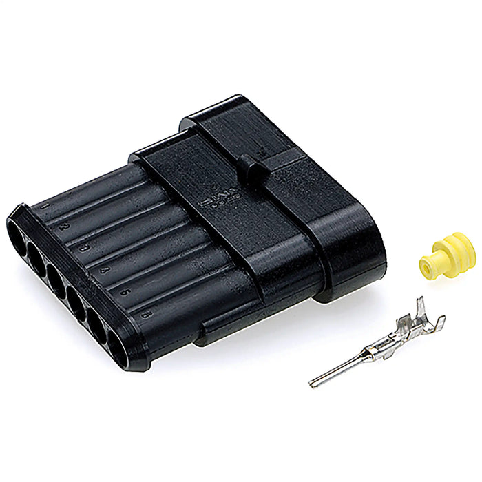 6 Way Male & Female Superseal Kit for Cable 0.5-1.5mm²