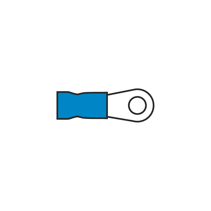 3.7mm Ring Terminal Blue for Cable 1.5-2.5mm²