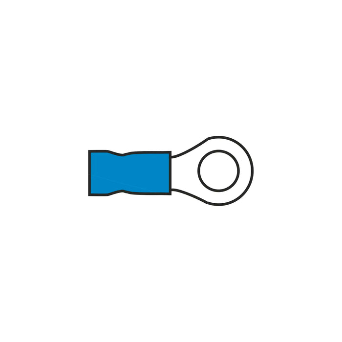 5.3mm Ring Terminal Blue for Cable 1.5-2.5mm²