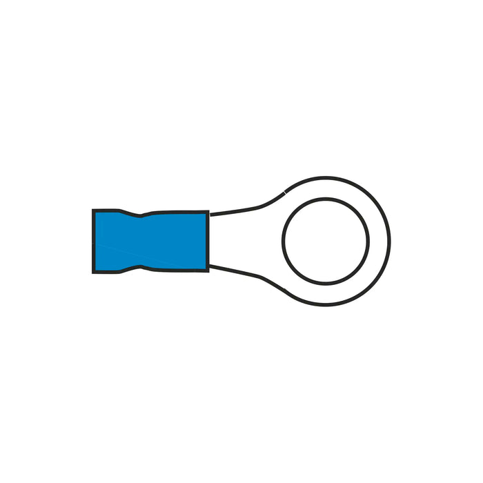 8.4mm Ring Terminal Blue for Cable 1.5-2.5mm²