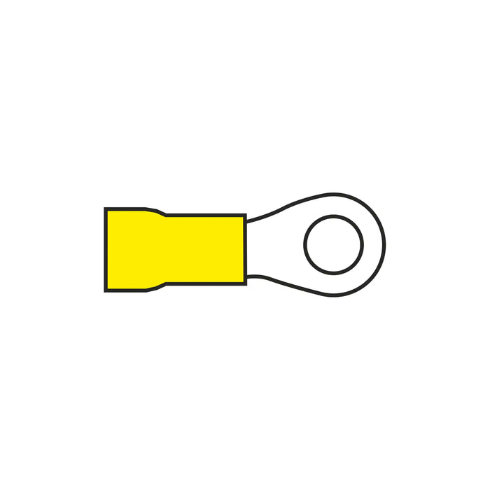 5.3mm Ring Terminal Yellow for Cable 4.0-6.0mm²
