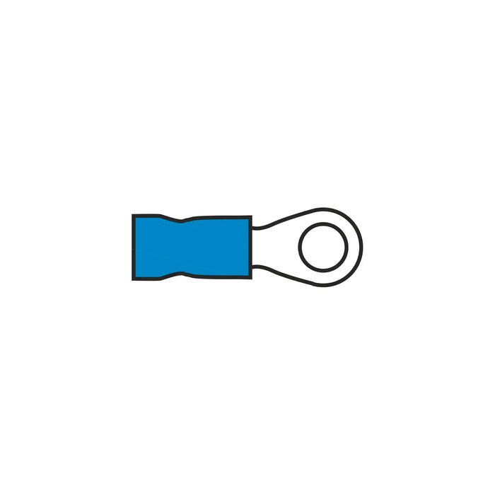 4.3mm Ring Terminal Blue for Cable 1.5-2.5mm²