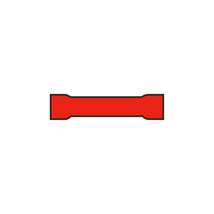 4 mm Butt Terminal Red for Cable 0.5-1.5mm²