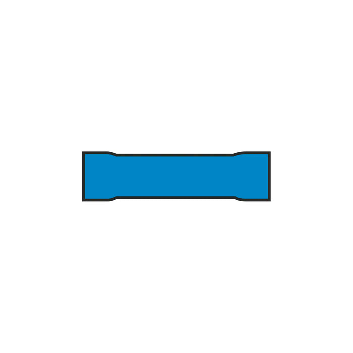 4 mm Butt Terminal Blue for Cable 1.5-2.5mm²