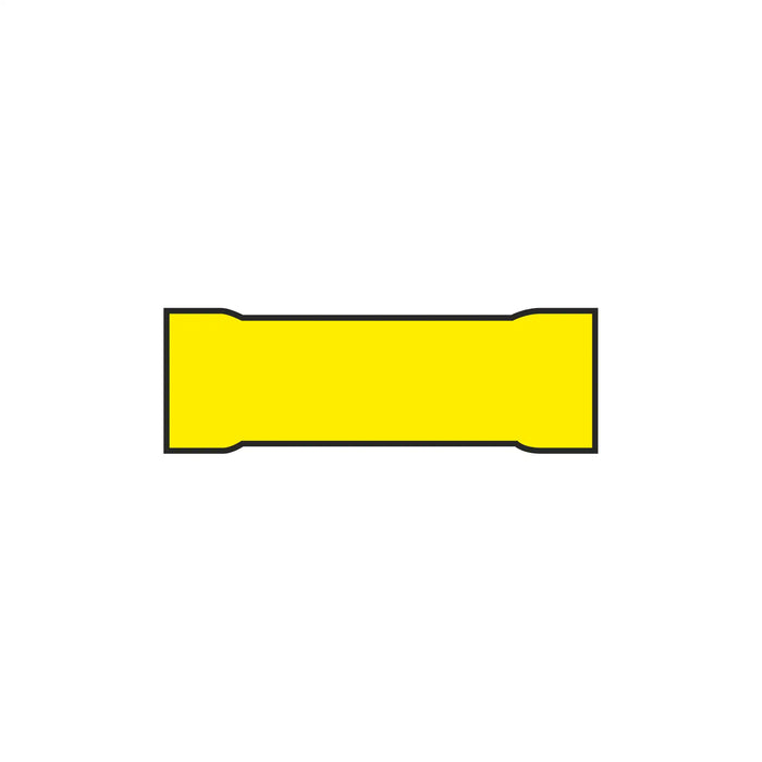 6 mm Butt Terminal Yellow for Cable 4.0-6.0mm²