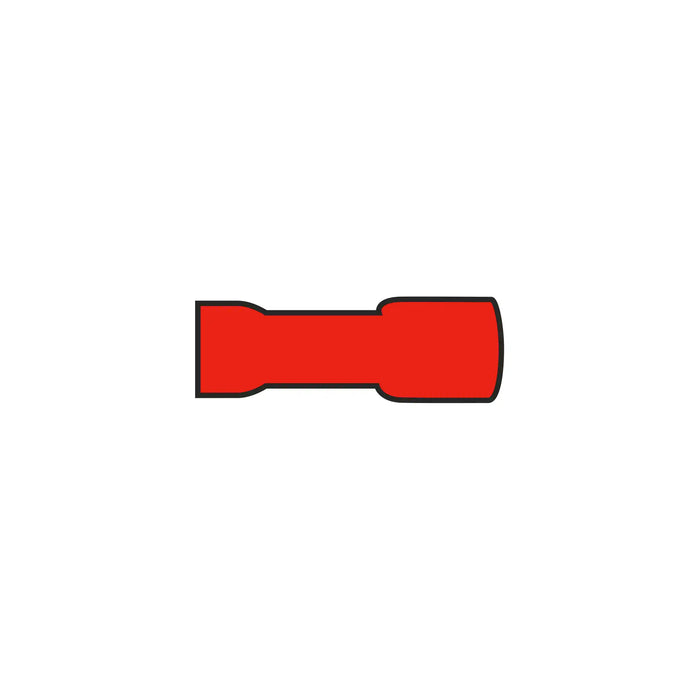 Female 48 Insulated Female Red for Cable 0.5-1.5mm²