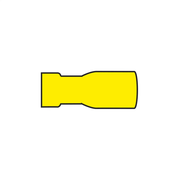 6.3mm Pre Insulated Yellow Blade Terminal for Cable 4.0 to 6.0mm²