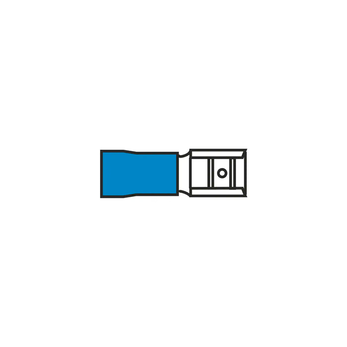 4.8mm Pushon Blue for Cable 1.5-2.5mm²