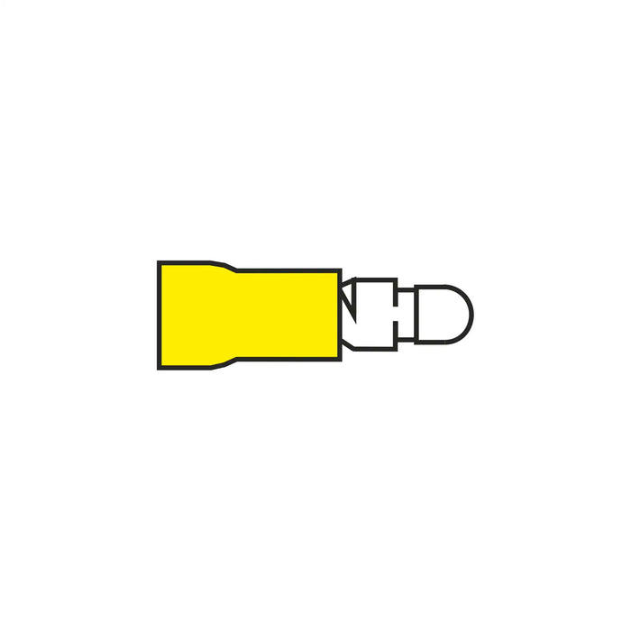 5.0mm Bullet Terminal Yellow for Cable 4.0 to 6.0mm²