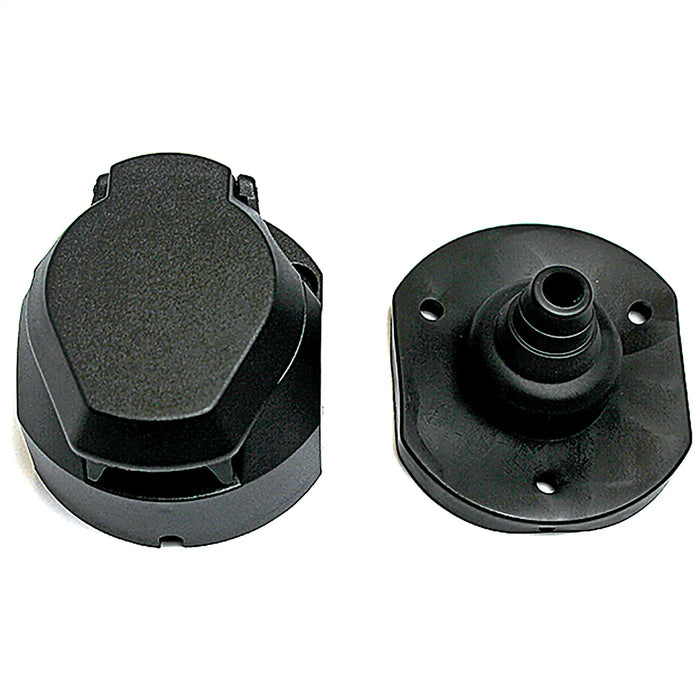 12V 13 Pin Socket Plastic With Fog Cut-Out & Sealing Gasket